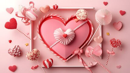 Valentine's day sale banner.