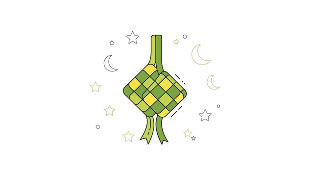 ketupat ornamens ramadhan