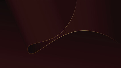 Luxurious red background vector design. Dark red background with gold line and shape decoration. Suit for banner, backdrop, award, certificate and others
