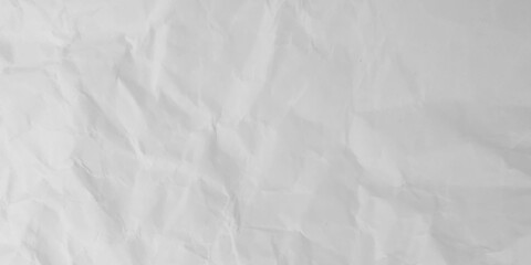 Obraz premium White clean crumpled paper background. Horizontal crumpled empty paper 