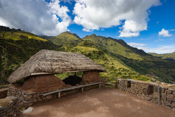 Pisac is a Peruvian town in the Sacred Valley of the Incas.