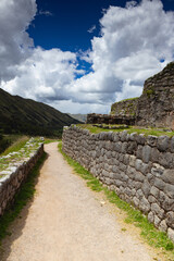 Incas archaeological Site of Puca Pucara, Cusco, Peru