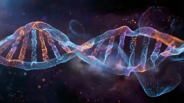 Luminous Visualization of Nanoscale DNA Structures Showing Biophysical Interactions and Fractal Patterns in a Microcosmic Environment