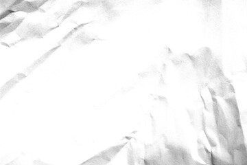 Creased paper overlay, crumpled poster paper old photo effect transparent background, decorative...