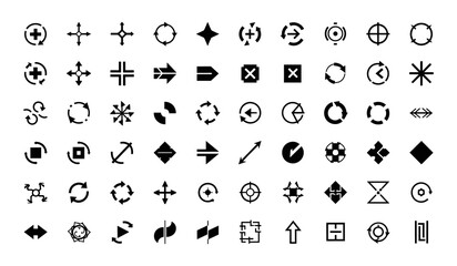 Arrow UI Icons Set Navigation Direction Symbol Vector Pack