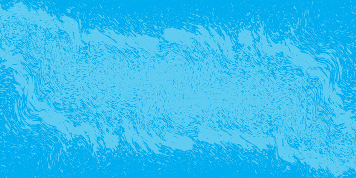 The texture of the water. Abstract natural background with different shades of blue. Vector illustration