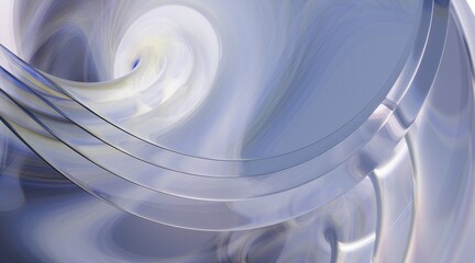 抽象的な青い光の渦