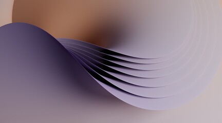 曲線でグラデーションラインのアブストラクト背景素材