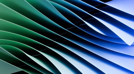 曲線でグラデーションラインのアブストラクト背景素材