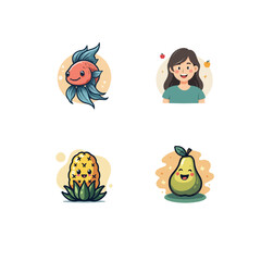 Obraz premium icon flat 7