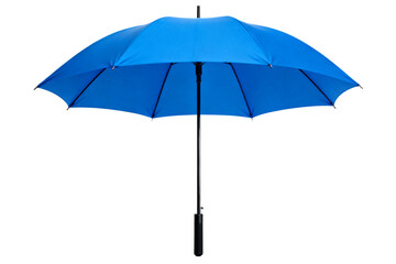 Obraz premium Bright Blue Straight Umbrella for Outdoor Use