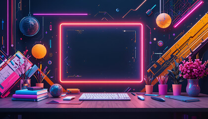 blackboard with space for your text