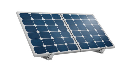 Solar panel energy renewable green isolated on a transparent background