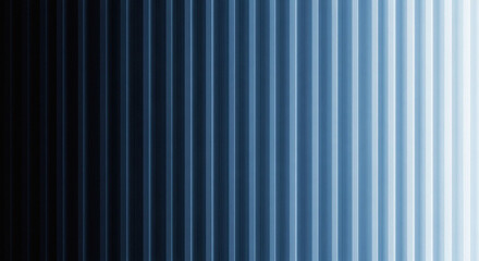 Obraz premium Vertical blue gradient stripes on a dark background transparent background