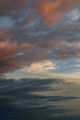 Fototapeta premium sunset in the sky