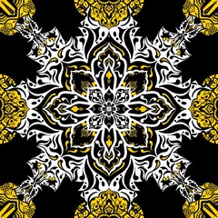 Fototapeta premium Elegant Islamic Geometric Pattern in Modern Pastel Shades. Perfect for Ramadan Backgrounds, Decorative Arabic Tile Designs, and Cultural Projects with its vibrant colors.