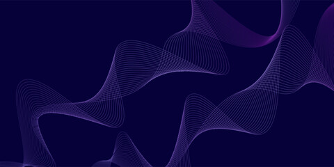 Abstract glowing wave lines on light blue background. Modern flowing wavy lines. Dynamic wave pattern. Futuristic concept. Suit for banner, poster, cover, brochure, flyer, website