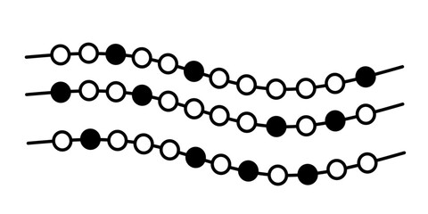 Abstract habit tracking progress line