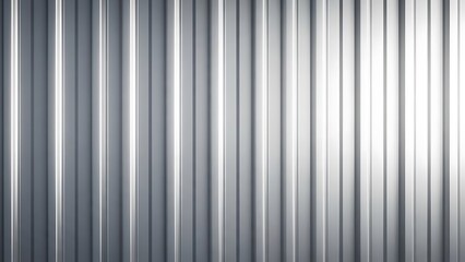 Obraz premium Gray Metallic Vertical Blinds with Light Gradient