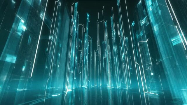 Energy Pulses Flowing Through Electronic Circuits with Subtle Light Flicker 4K