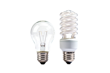 Incandescent and CFL Light Bulbs Comparison