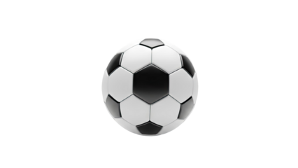 Classic Black and White Soccer Ball