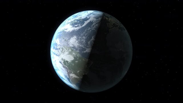 Location and map of Mali on the surface of the earth at nighttime.