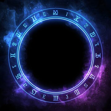 Magic Circle Fantasy Spell Frame
