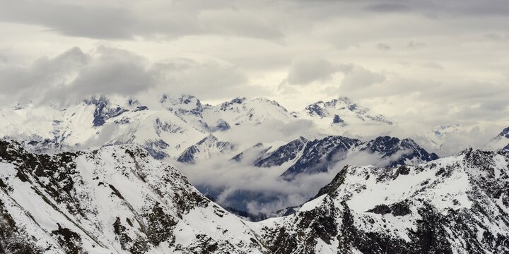Another onset of winter in May, Allg&auml;u Alps, Allg&auml;u, Bavaria, Germany