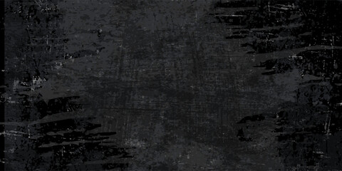 Monochrome dark vibrant line creepy distressed marbled horror wall. Abstract monochrome chalkboard, Black Friday speckled and crisis shapes, goth dust worn background with woven elements .eps 10