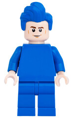 Obraz premium Dortmund - Deutschland 19. Januar 2026 - Lego Minifigure Mann in blauer Kleidung