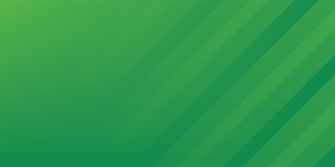 Green abstract background with geometric shapes gradient color for presentation design.