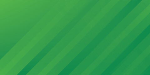 Green abstract background with geometric shapes gradient color for presentation design.