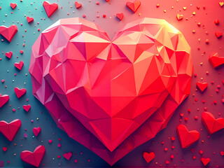 Abstract Valentine&rsquo;s Day Love Background