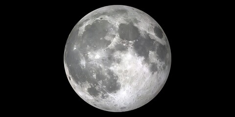 Obraz premium Full moon in night sky
