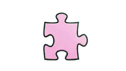 Pink Puzzle Piece