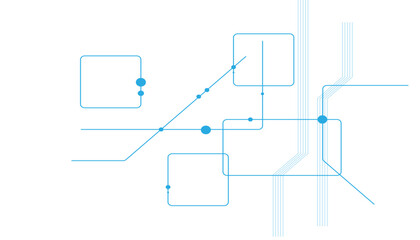 Vector digital network minimal futuristic tech lines for background