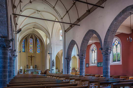 Ch&eacute;reng, France  le 17 ao&ucirc;t 2025 : &Eacute;glise Saint-Vaast de la commune de Ch&eacute;reng, village situ&eacute; dans le Nord de la France en r&eacute;gion Hauts de France