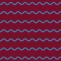 Abstract sky blue color wavey line pattern design.