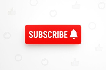 Subscribe button with notification bell icon