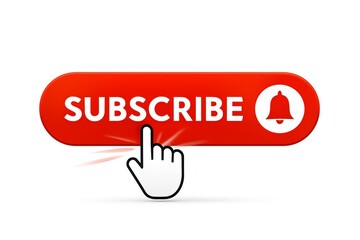 Click to subscribe button with notification bell icon