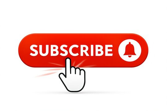 Click to subscribe button with notification bell icon