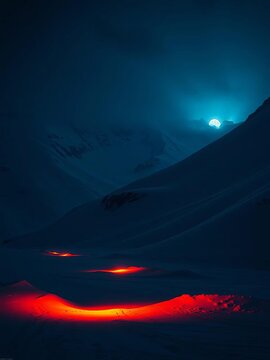 Deep drifts sculpt Zinal's slopes into a dramatic chiaroscuro tableau ,  nature,  art