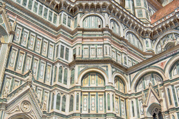 Cathedral of Santa Maria del Fiore building exterior Florence Italy