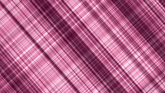 Pink and purple plaid pattern with diagonal lines