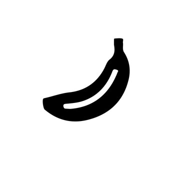 Collection of banana icon vector illustration.Banana design juicy fresh fruit icon vector template.