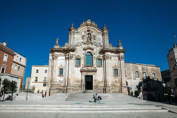 Fototapeta premium Beautiful Matera, Mediaeval city in Italy, Europe.
