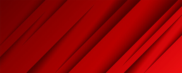 banner background. colorful, bright red gradation, slash, memphis, modern design