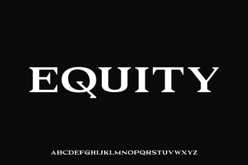 Display alphabet font vector design suitable for headline, poster, logo, magazine and many more