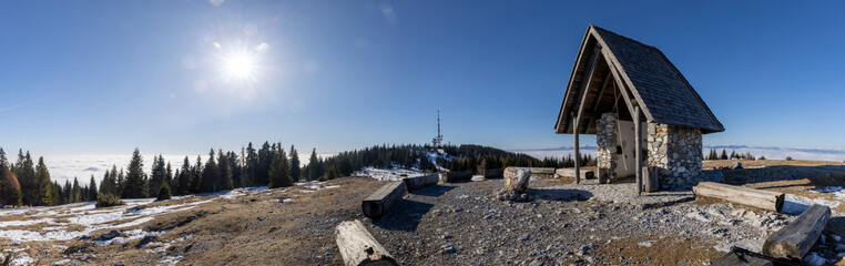 The Sch&ouml;ckl, often also called Sch&ouml;ckel, is, with a height of 1445 m above sea level, the southernmost significant peak in the Graz Highlands.